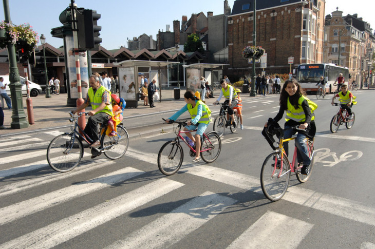 fietsen stad | Brussel Mobiliteit